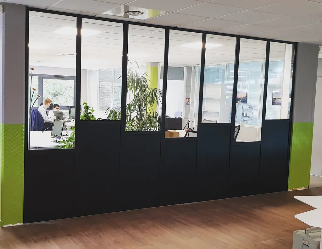Fabricant local pour la fabrication d'un verrière pour une cuisine, bureau d'entreprise vers Toulouse en haute Garonne