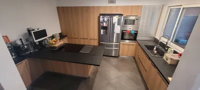 rénovation d'une cuisine complète en bois naturel sur Grasse 