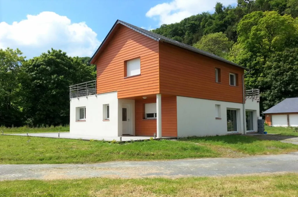 Devis pour une construction de maison mixte moderne et contemporaine, proche Saint Romain de Colbosc en Seine Maritime 76