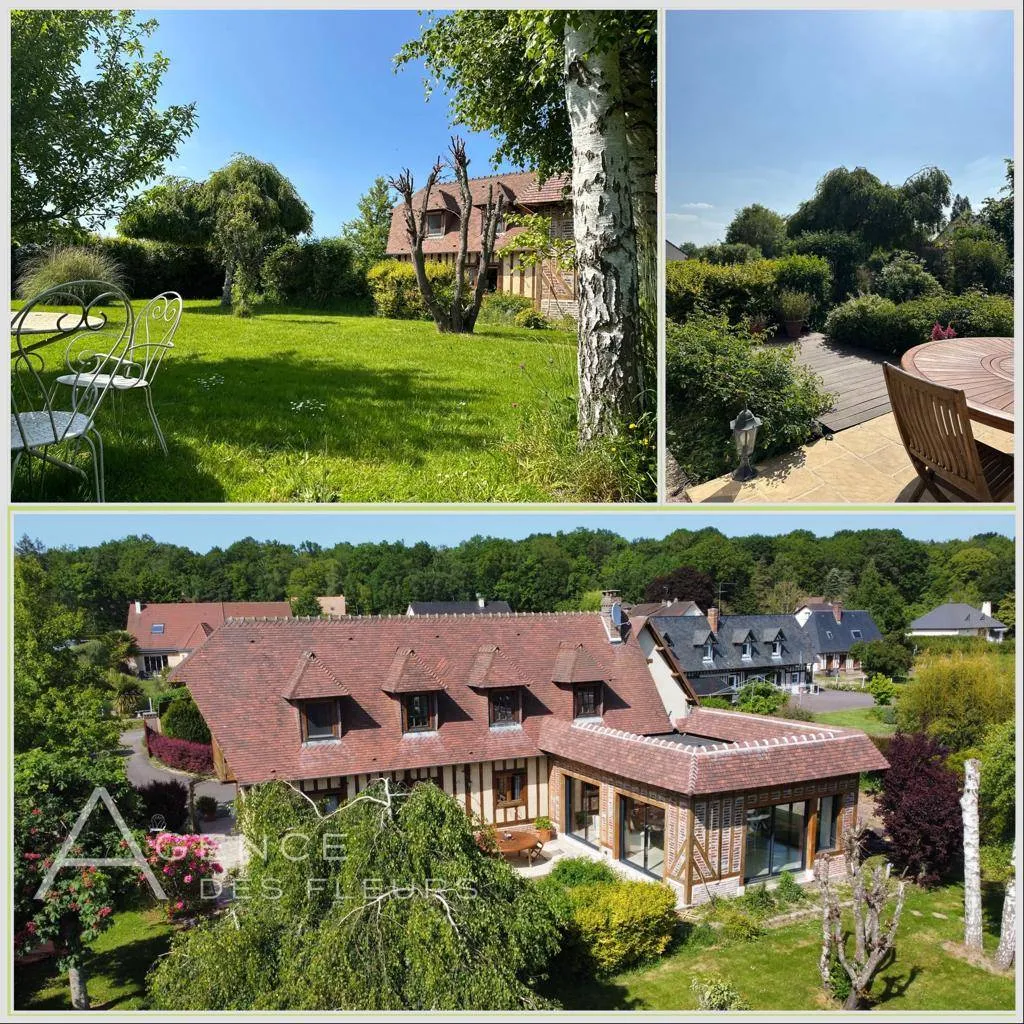 A saisir charmante maison normande de 6 pièces avec dépendance sur la commune de TOURVILLE LA CAMPAGNE