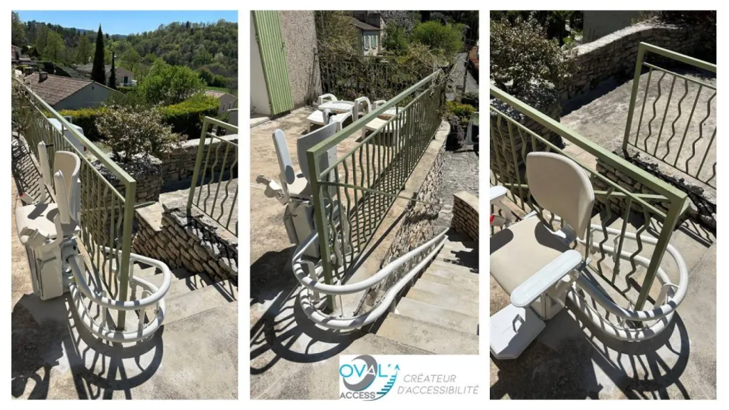 Installation d’un fauteuil monte-escalier OTOLIFT TWO extérieur à Forcalquier : une solution pour le confort et l’autonomie