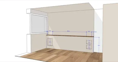 Salle de bain parentale et cuisine aménagé par un architecte d'intérieur en rénovation d'appartement situé à Marseille 13009, incluant des travaux généraux et la modification du cloisonnement