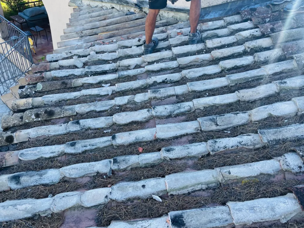 Changement d’une toiture de Auvent d’une maison sur Ventabren près de Aix en Provence