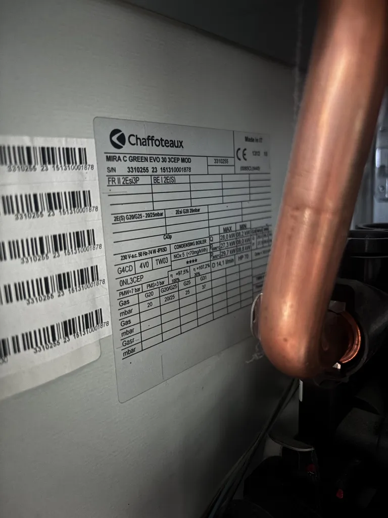 Entretien d’une chaudière gaz à condensation Chaffoteaux à Noisy-le-Sec

