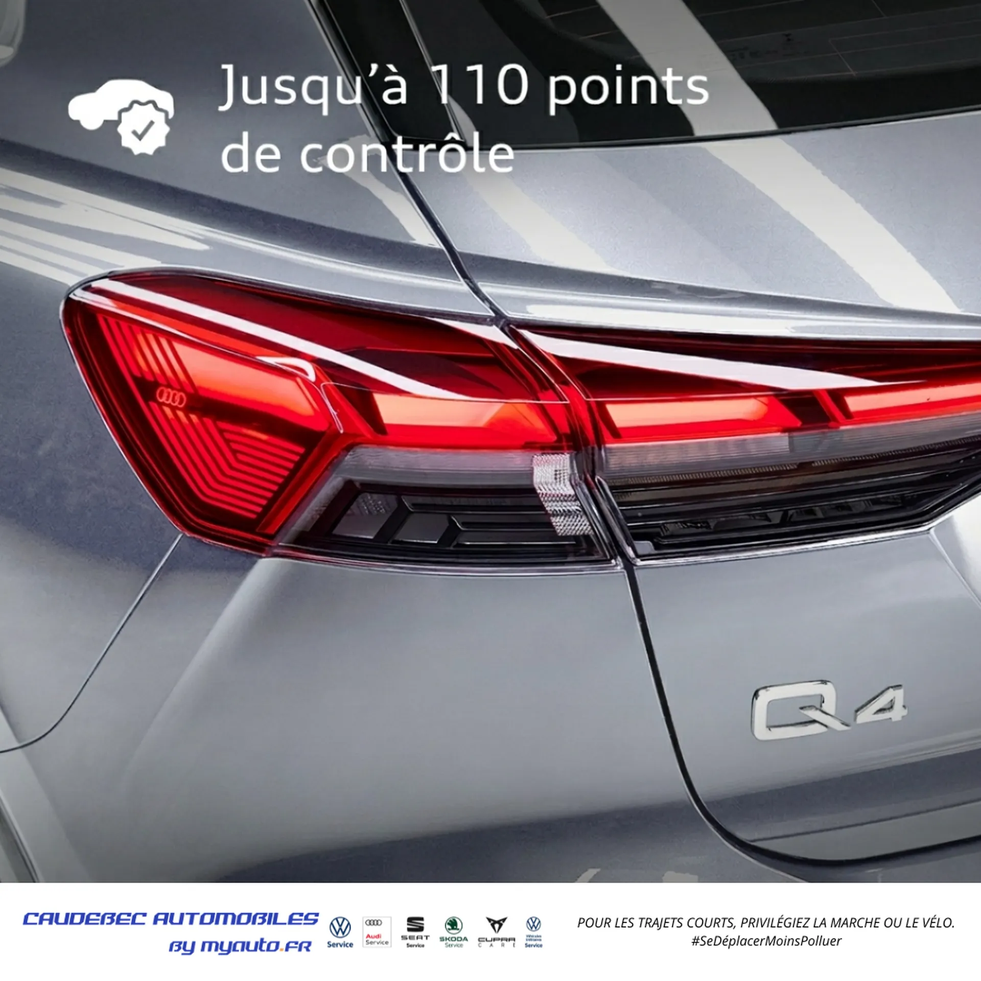 Audi Q4 d'occasion en location longue durée à prix exceptionnel proche Yvetôt