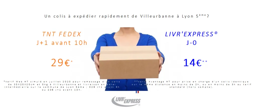 Petit prix Livr'Express® à Villeurbanne (exemple CGV 2020)
