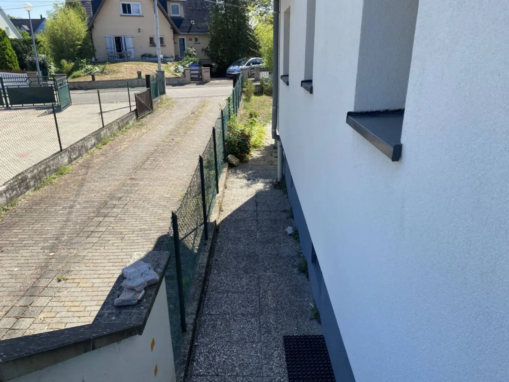 Comment faire un accès en dalle d'une maison à Strasbourg CLK 