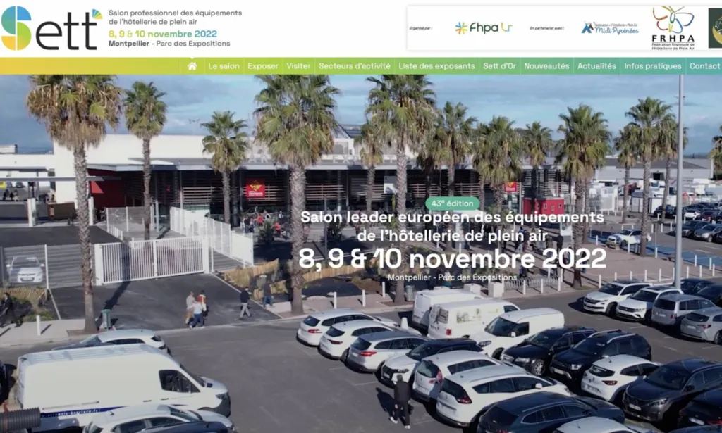 Location tpe et caisse saisonnière pour camping: venez nous voir au Salon SETT, Montpellier