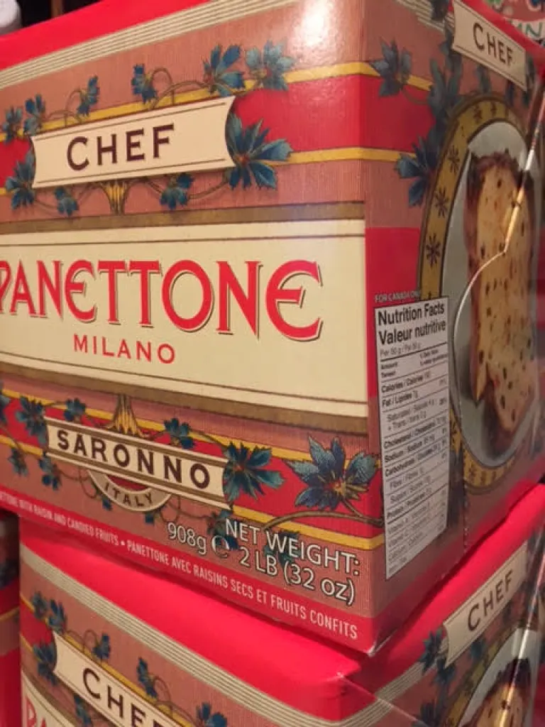 le panettone saronno chez Zia concetta