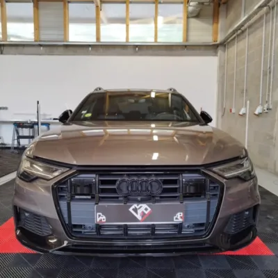 Pose de vitres teintées 5% Solar Screen Panthera 295C sur 3/4 arrière Audi A6 Allroad à Clermont-Ferrand