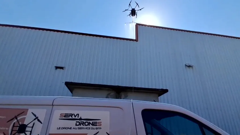 drone a contre jour
