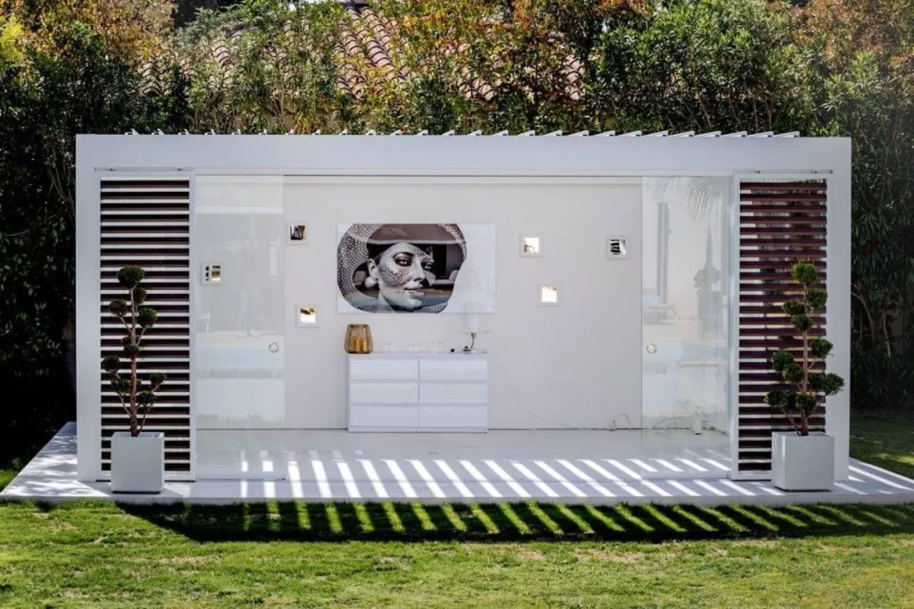 Pose de pergola bioclimatique avec accessoires en PACA