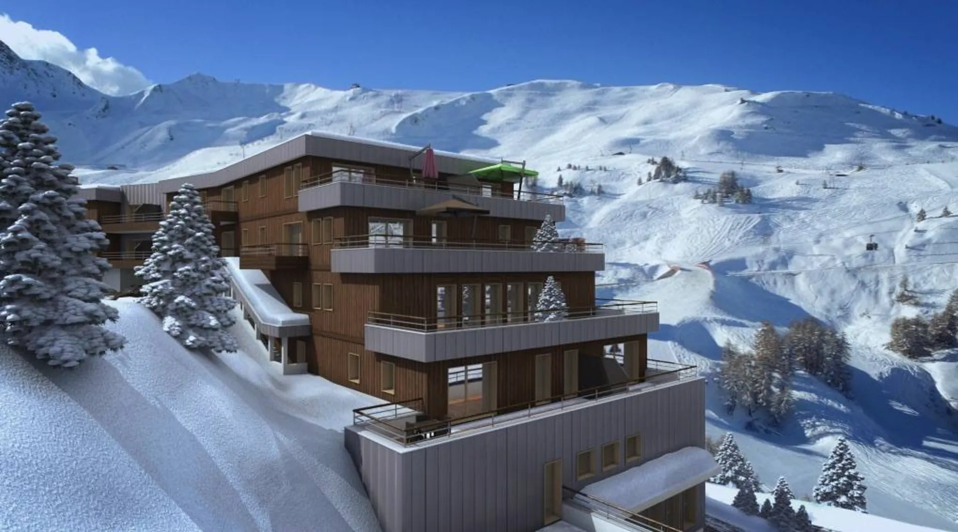 Plagne centre appartement T2 dans résidence secondaire
