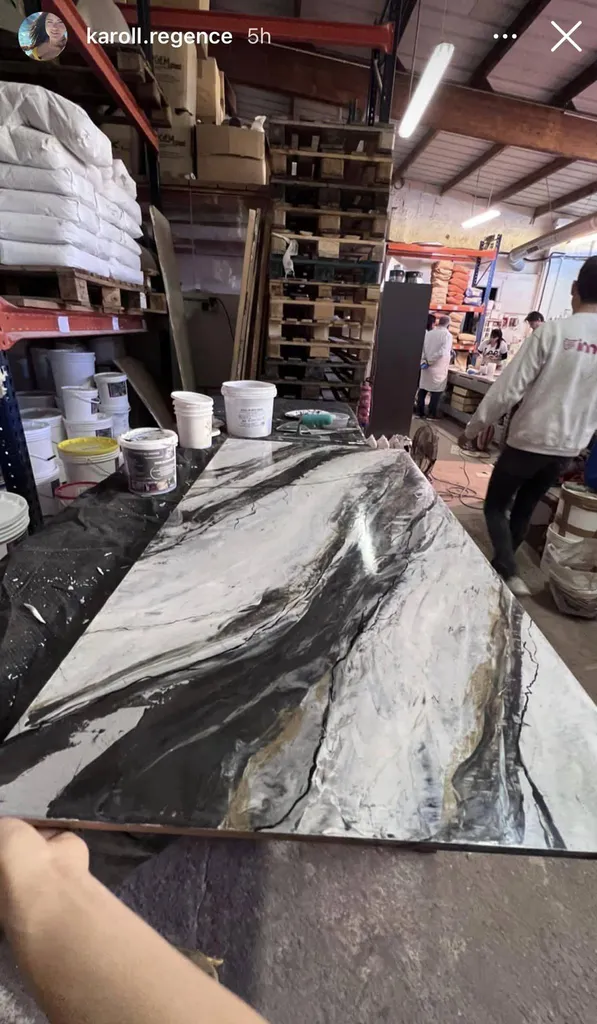 Réalisation d'un Stuc Marbre