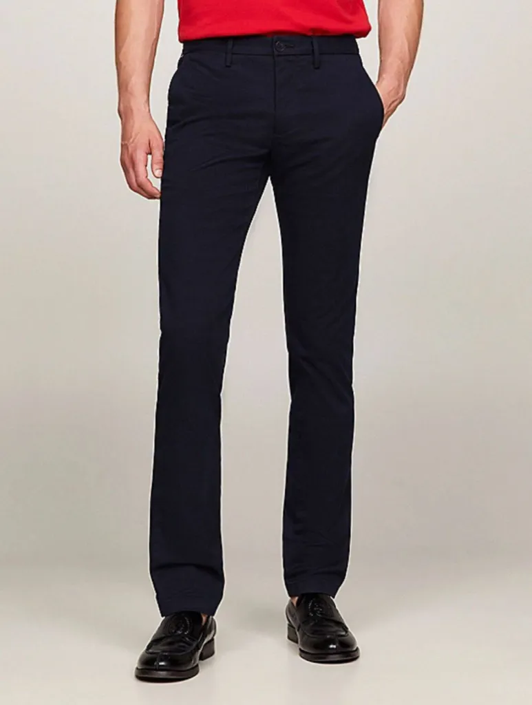 Où acheter le pantalon Smart Casual bleu-marine Tommy Hilfiger à Dieppe ?