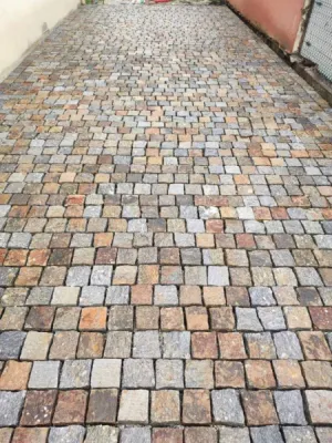 Création d'une allée en pavé sur mesure à Cestas en Gironde