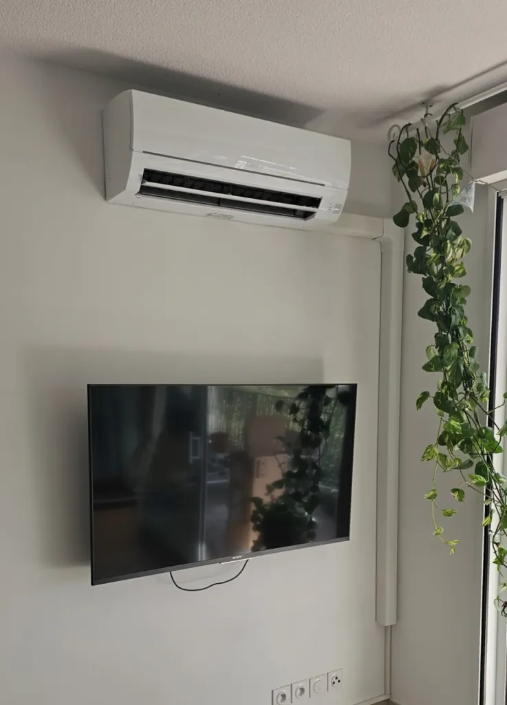installation unité intérieur HR25 Mitsubishi