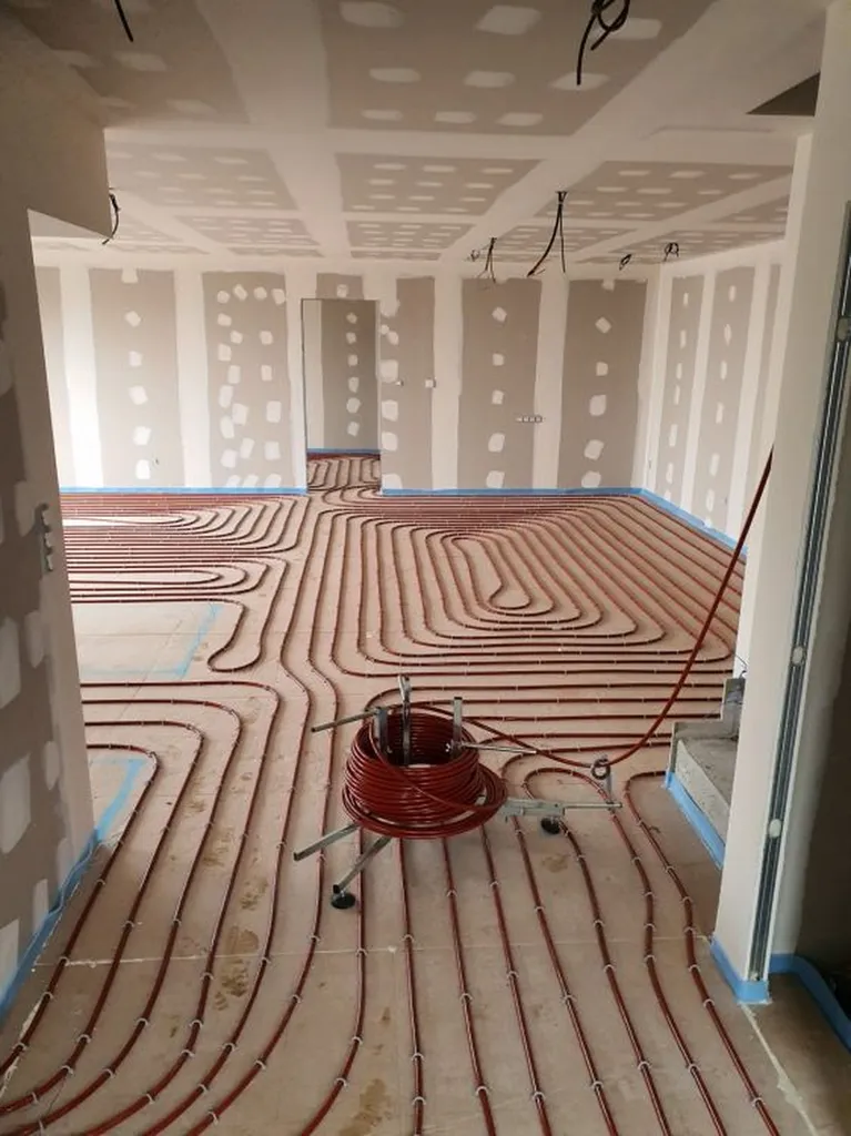 Plancher chauffant à Villette d' Anthon 38 280
