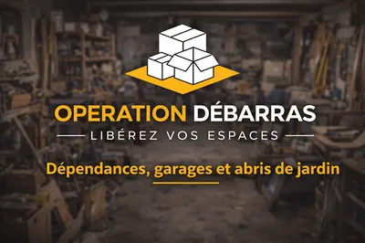 Débarras de dépendances, garages et abris de jardin au Havre et dans les villes en périphérie