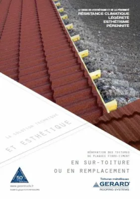 Tuiles GERARD rénovation sur plaque fibrociment
