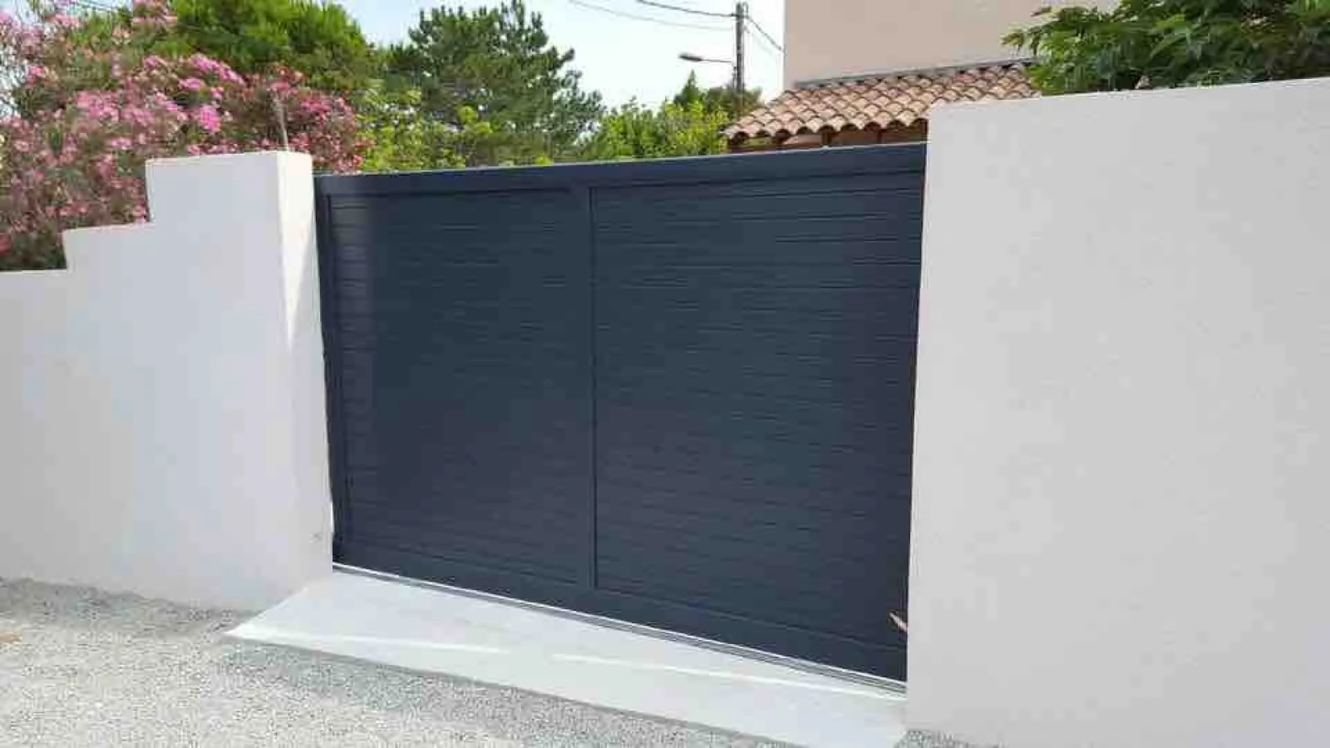  mise en place d’un portail coulissant 