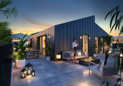 Programme neuf de 24 appartements résidentiels au cœur de la ville campagne la Tour de Salvagny à Lyon