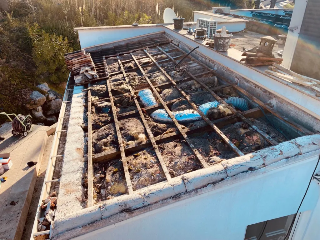 dépose toiture romanr sur gardanne
