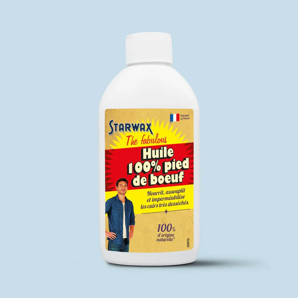 Huile 100% Pied de Bœuf Starwax The Fabulous : Le Soin Régénérant Absolu du Cuir