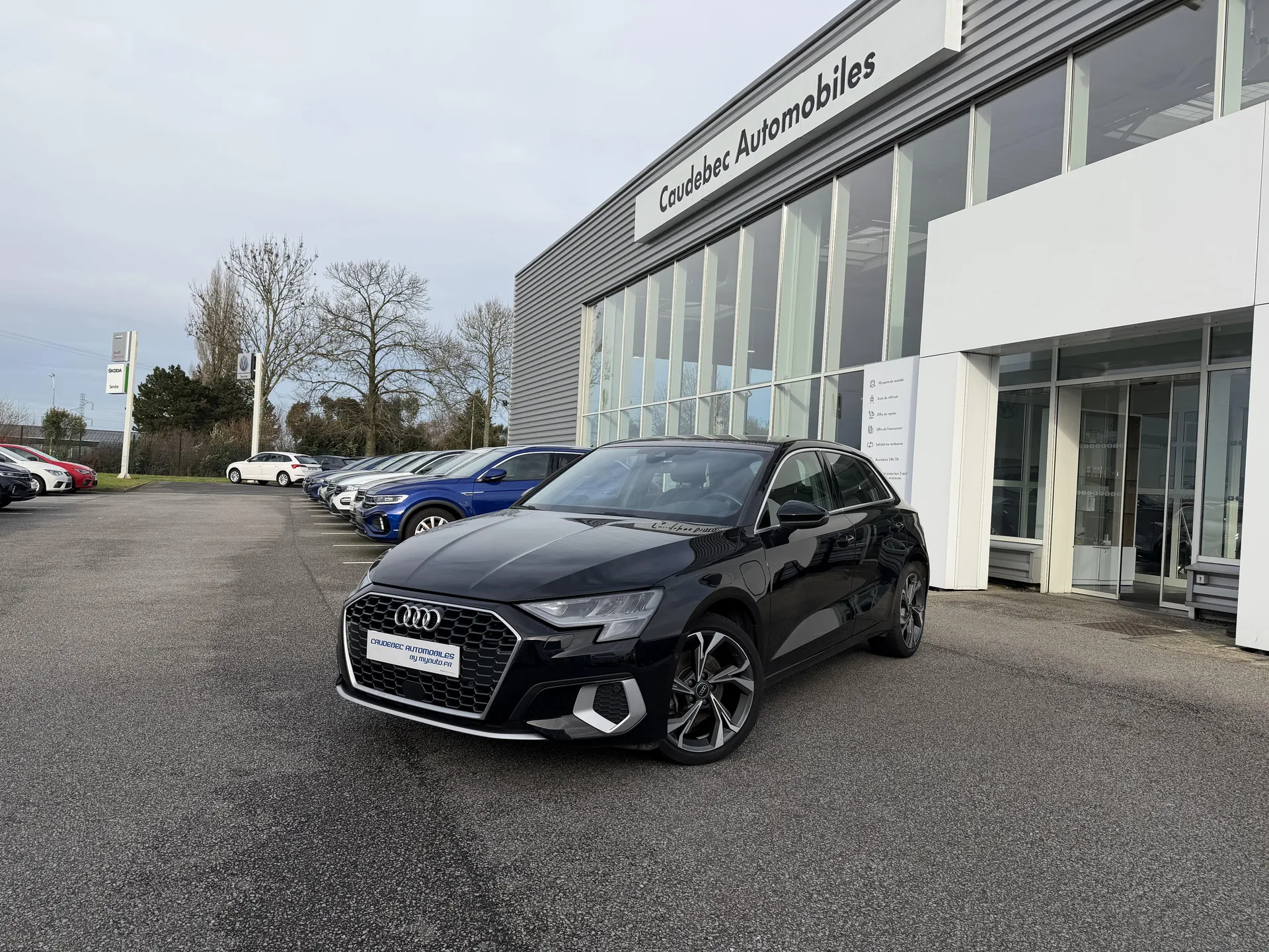 Audi A3 d'occasion près du Havre : Hybride rechargeable, faible kilométrage, disponible chez Caudebec Automobiles