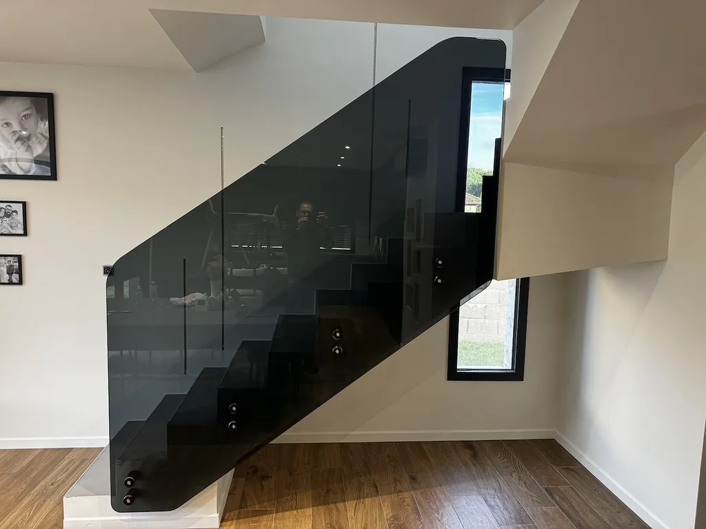 Garde-corps en verre  à Cran-gevrier prés d'ANNECY