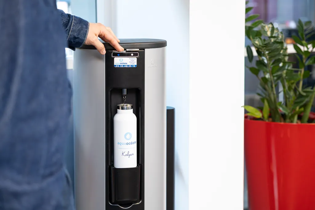 Fontaine Aquaocéane Lumio installée chez notre client