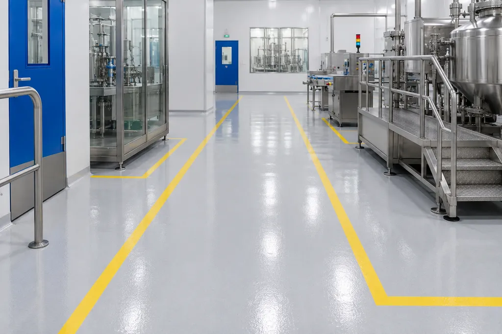 Marquage au sol industrie pharmaceutique