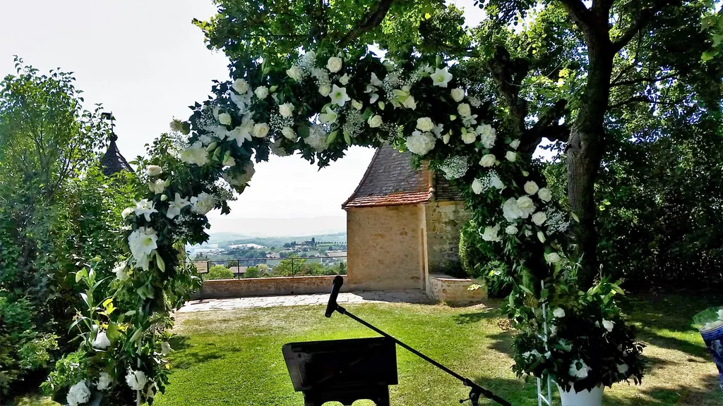 Arche fleurie mariage
