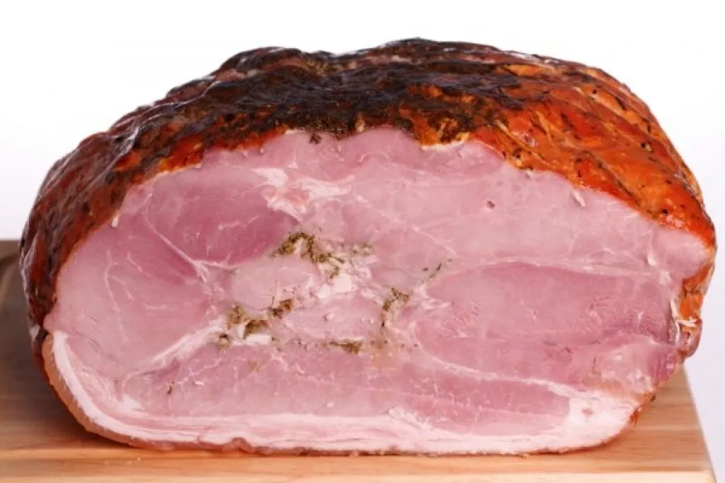 Jambon cuit braisé aux herbes charcuterie vendue à la découpe