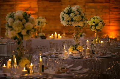 wedding table in south of france