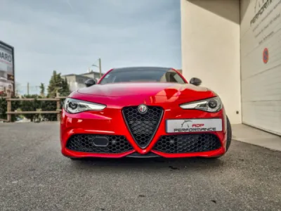 Montage silencieux tube Ragazzon Alfa Romeo Giulia 2.0 Turbo 200 2016+