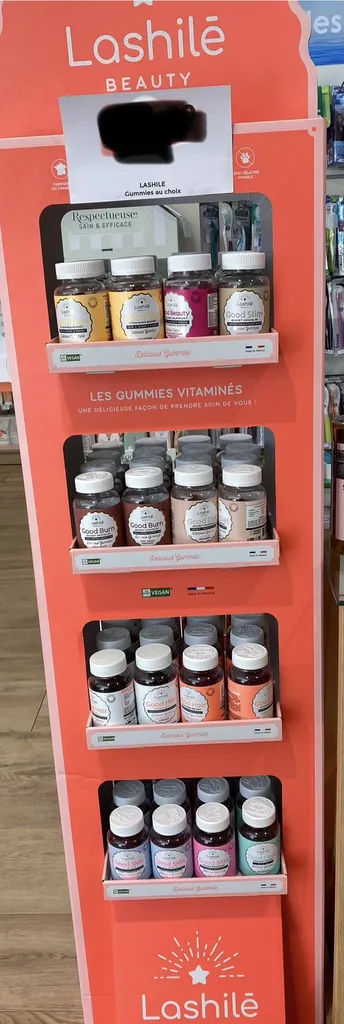 Gummies compléments alimentaires de la marque LASHILE