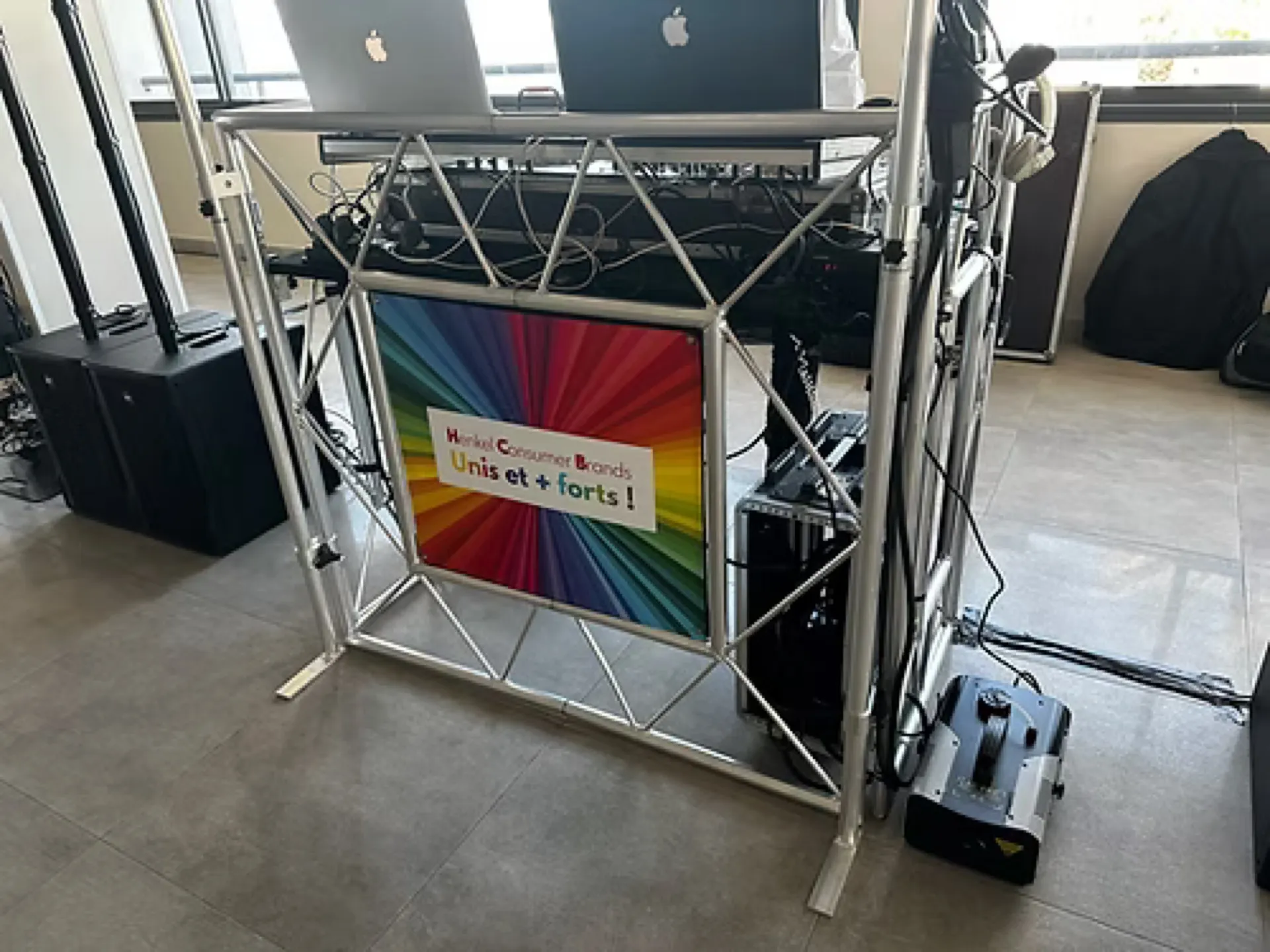 FRONT PERSONNALISE STICKERS PERSONALISE DESK DJ