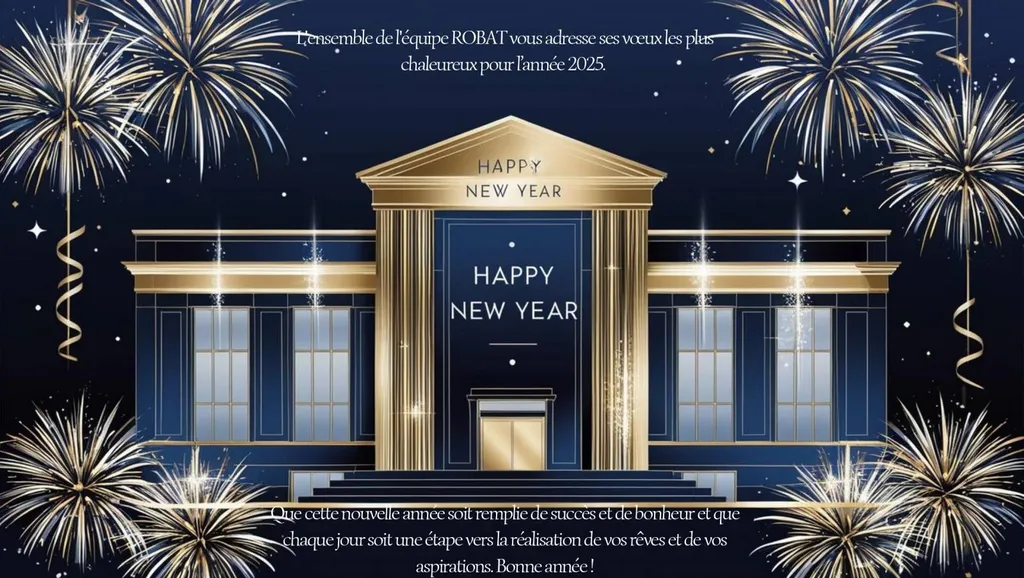 Bonne année Société ROBAT Ravalement de façades