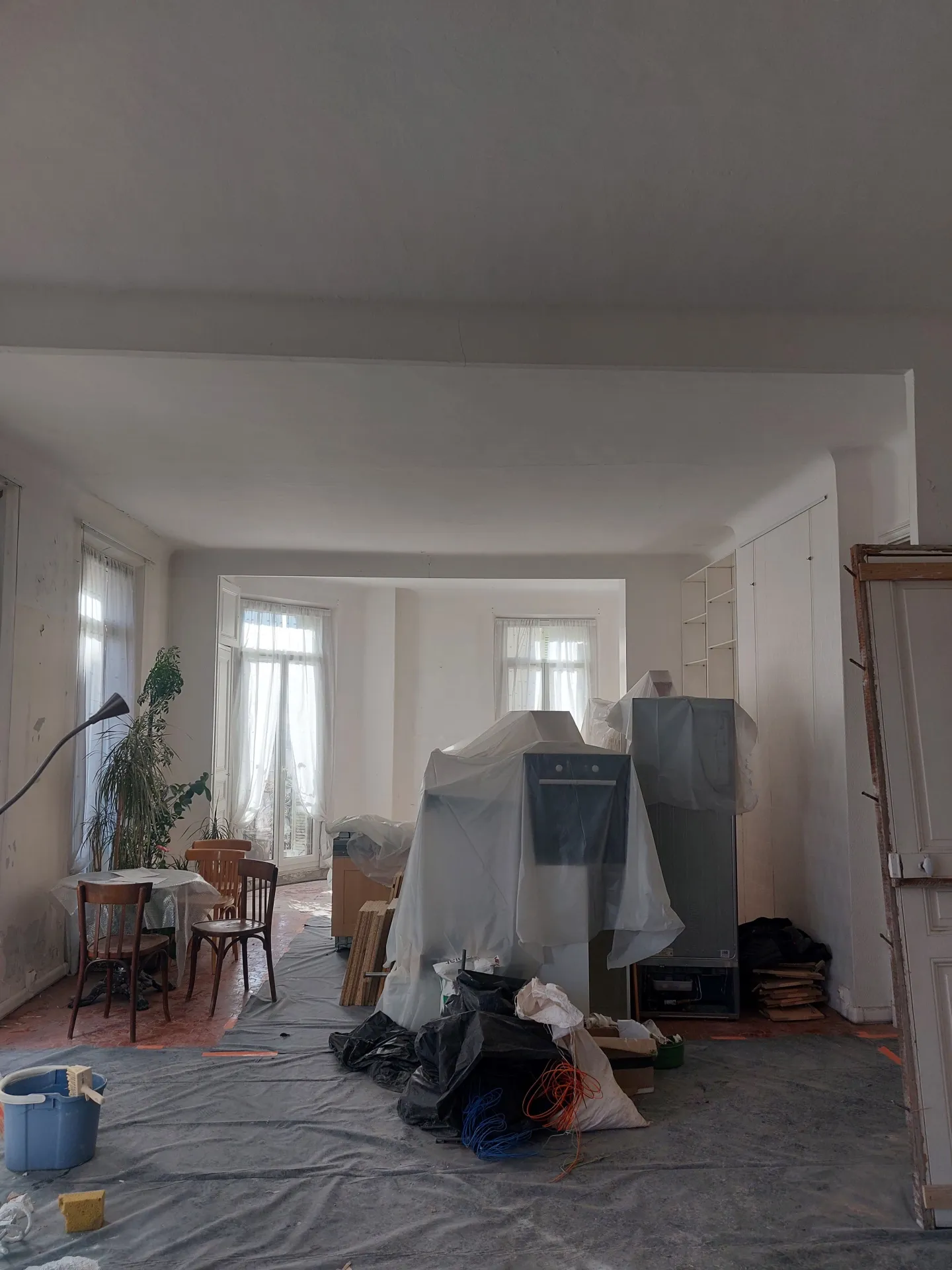 Rénovation complète d'un salon