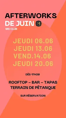 Afterwork Jeudi sur Marseille rooftop pétanque apéro