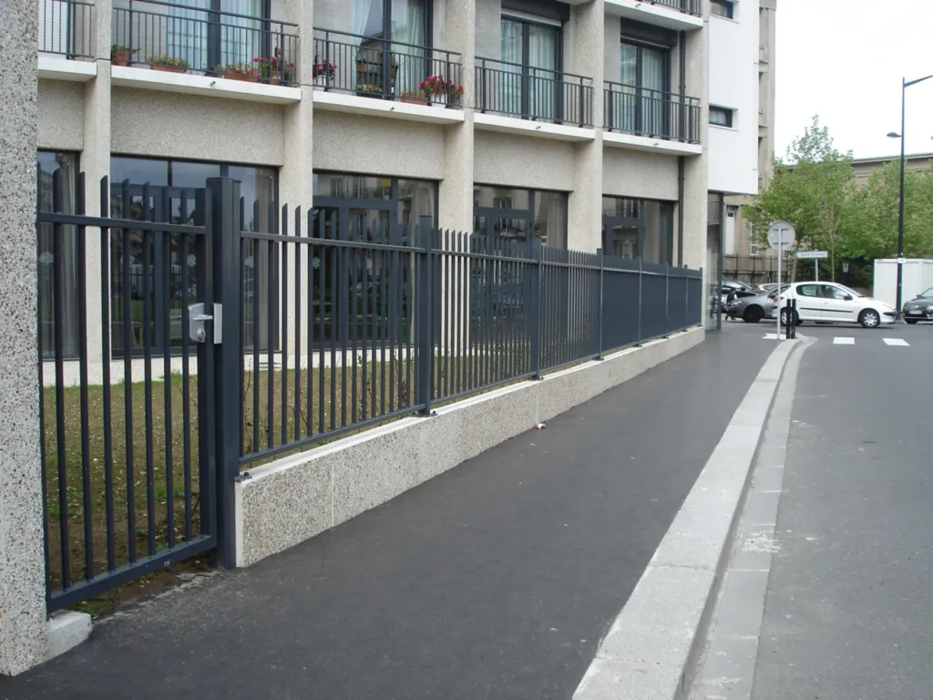Fermeture de jardin privatif en grilles au Havre