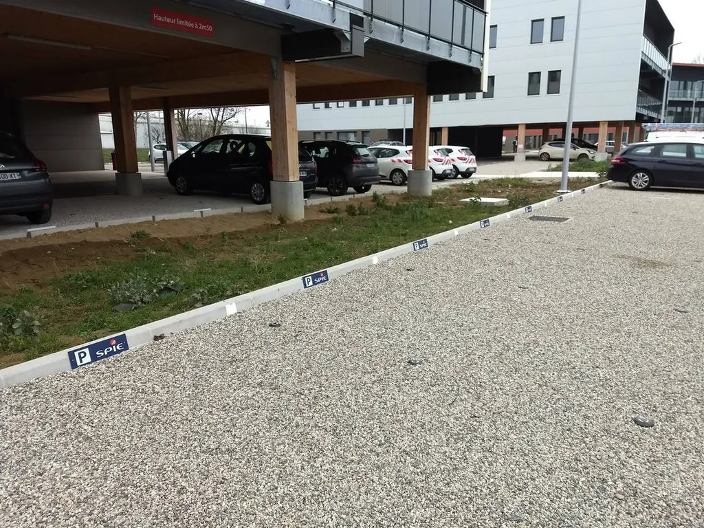 Signalétique pour les parking SPIE en région Rhône-Alpes