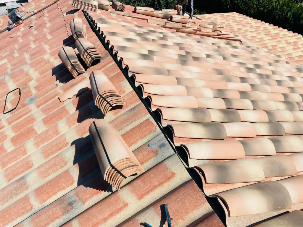 pose tuiles sur pst sur aix en provence