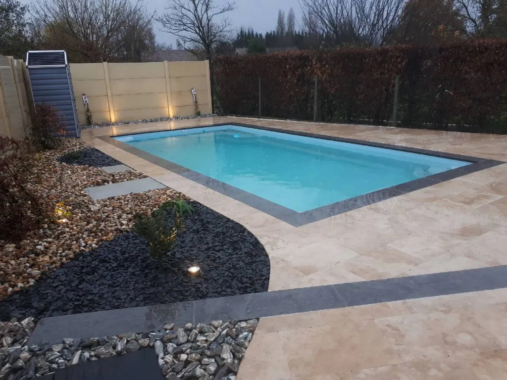 Terrasse en pierres de SHANGHAI