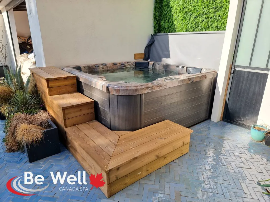 spa canadien 6 place sur un toit terrasse marseille