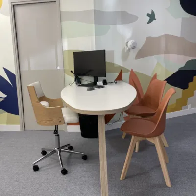 Agencement d’un nouveau magasin d’audioprothèses à La Teste – Architecture d’intérieur commerciale sur-mesure pour espaces de santé modernes, fonctionnels et accueillants par l'Atelier D., architecte d'intérieur à Bordeaux