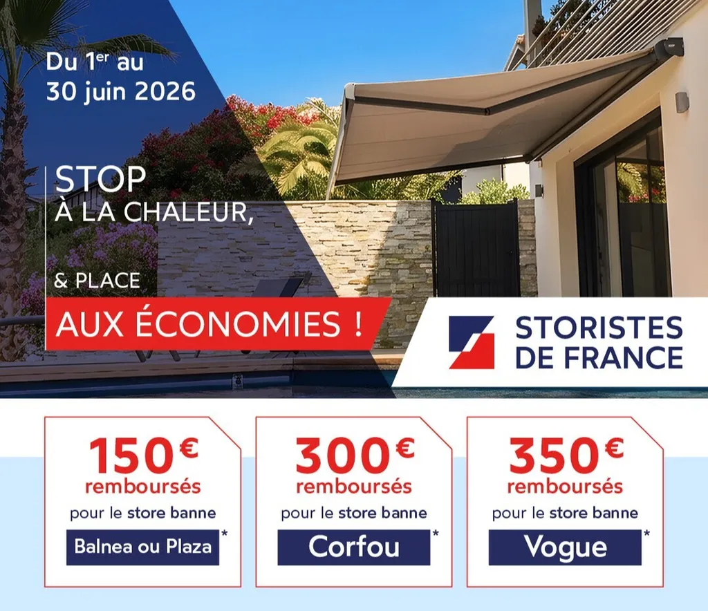 Offre exceptionnelle sur les stores bannes à Nice Alpes Maritimes