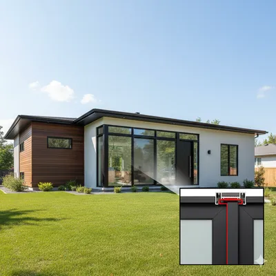 maison avec rupture pont thermique