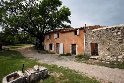 En Ventoux,  dans la forêt domaniale,  à vendre, bergerie du XIXème siècle sur 10 hectares pour les amoureux de nature et de l’isolement